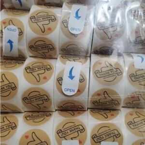 Thank You Stickers Roll -4 Rolls, 2,000 total stickers